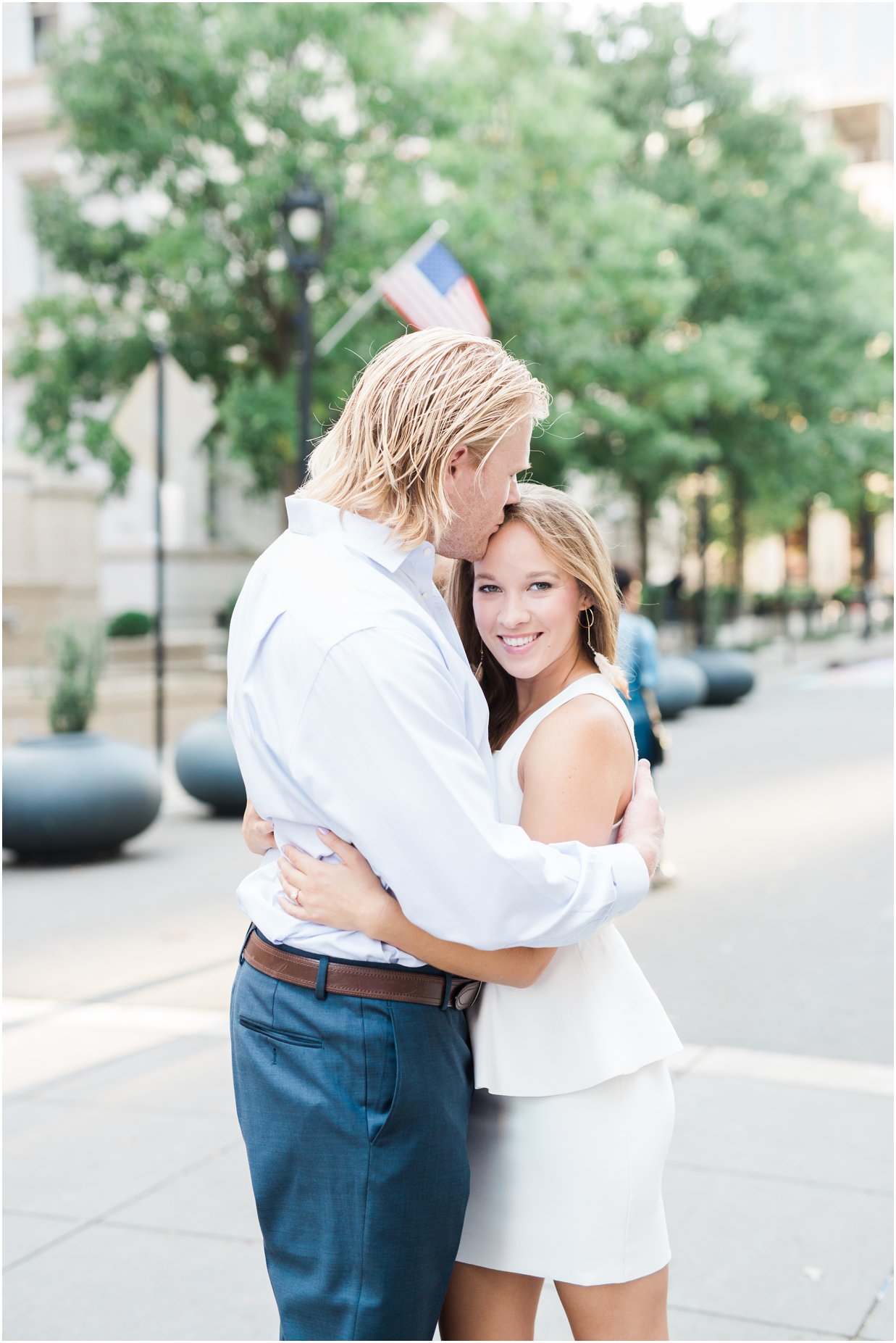Downtown Raleigh engagement session